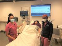 Members of the Ob/Gyn department in the SIM Center